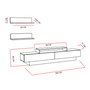Hanah Home Lucca Mueble para TV Blanco